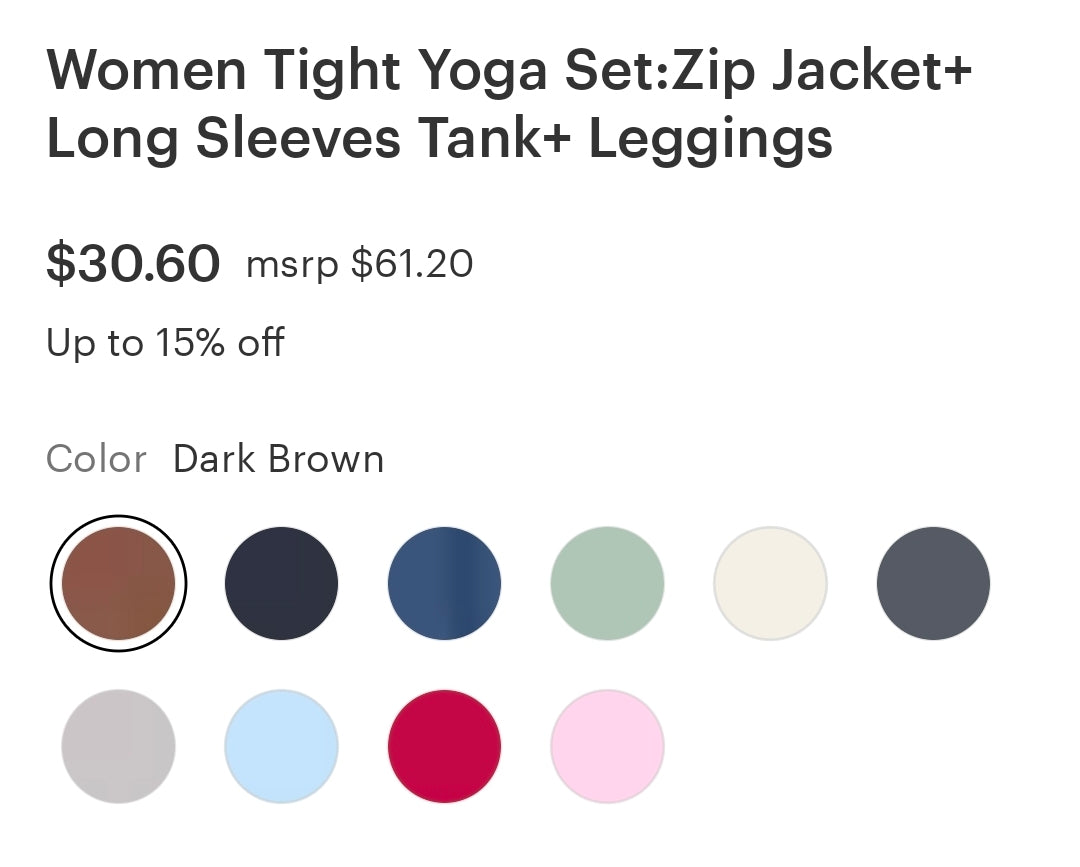 Women's 3-Piece Seamless Workout Set - Long Sleeve Zip Jacket, Crop Top & Leggings | Athletic Activewear